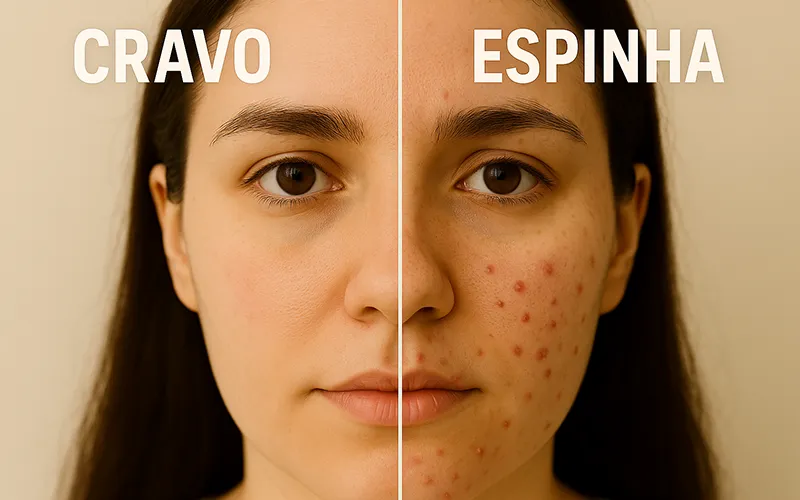 diferenca entre cravo e espinha